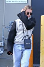 HAILEY BIEBER Leaves Honor Bar in Beverly Hills 01/09/2020