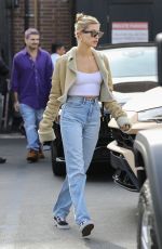 HAILEY BIEBER Leaves Il Pastaio Restaurant in Beverly Hills 01/18/2020