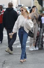 HAILEY BIEBER Leaves M Cafe in Beverly Hills 01/11/2020