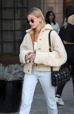 HAILEY BIEBER Leaves Nine Zero One Hair Salon in Los Angeles 01/04/2020
