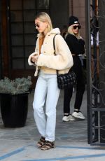 HAILEY BIEBER Leaves Nine Zero One Hair Salon in Los Angeles 01/04/2020