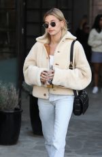 HAILEY BIEBER Leaves Nine Zero One Hair Salon in Los Angeles 01/04/2020