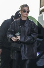 HAILEY BIEBER Out for Lunch in Los Angeles 01/31/2020