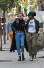 HAILEY BIEBER Out for Lunch in West Hollywood 01/16/2020