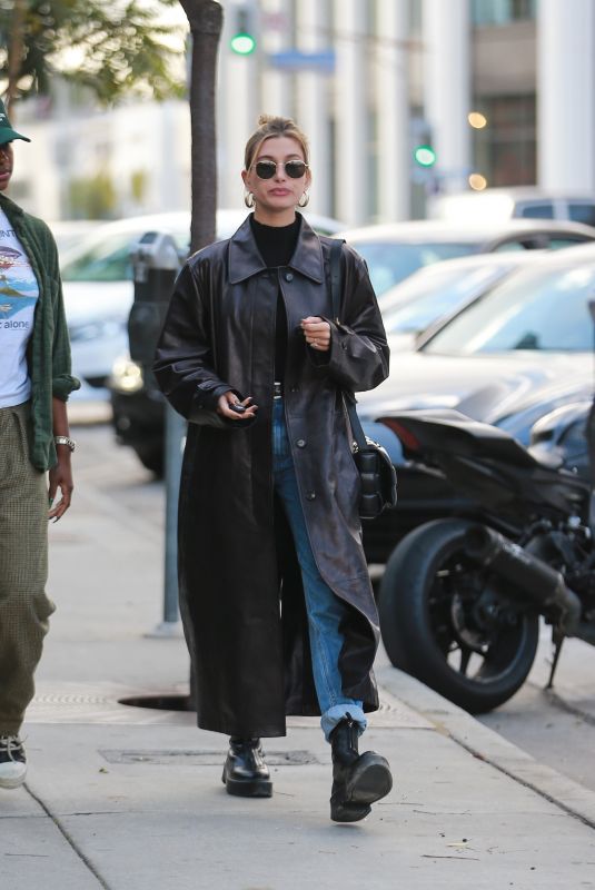 HAILEY BIEBER Out for Lunch in West Hollywood 01/16/2020