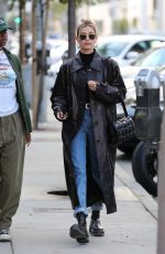 HAILEY BIEBER Out for Lunch in West Hollywood 01/16/2020