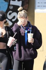 HAILEY BIEBER Out for Smoothies After a Training at Dogpound Gym in Los Angeles 01/24/2020