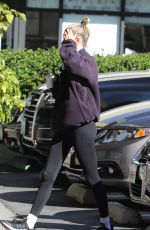 HAILEY BIEBER Out for Smoothies After a Training at Dogpound Gym in Los Angeles 01/24/2020