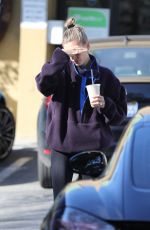 HAILEY BIEBER Out for Smoothies After a Training at Dogpound Gym in Los Angeles 01/24/2020