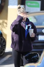 HAILEY BIEBER Out for Smoothies After a Training at Dogpound Gym in Los Angeles 01/24/2020