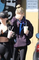 HAILEY BIEBER Out for Smoothies After a Training at Dogpound Gym in Los Angeles 01/24/2020