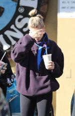 HAILEY BIEBER Out for Smoothies After a Training at Dogpound Gym in Los Angeles 01/24/2020