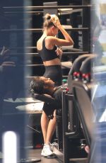 HAILEY BIEBER Working Out at Dogpound in West Hollywood 01/18/2020