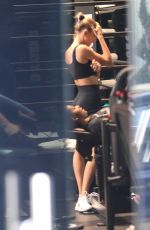 HAILEY BIEBER Working Out at Dogpound in West Hollywood 01/18/2020