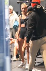HAILEY BIEBER Working Out at Dogpound in West Hollywood 01/18/2020