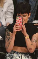 HALSEY at Cleveland Cavaliers vs LA Lakers Game in Los Angeles 01/13/2020