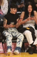 HALSEY at Cleveland Cavaliers vs LA Lakers Game in Los Angeles 01/13/2020