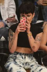 HALSEY at Cleveland Cavaliers vs LA Lakers Game in Los Angeles 01/13/2020