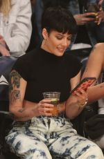 HALSEY at Cleveland Cavaliers vs LA Lakers Game in Los Angeles 01/13/2020