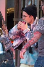 HALSEY at JFK Airport in New York 01/19/2020