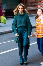 HALSTON SAGE Arrives at Build Series in New York 01/15/2020