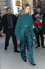 HALSTON SAGE Arrives at Build Series in New York 01/15/2020