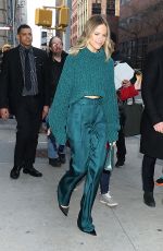 HALSTON SAGE Arrives at Build Series in New York 01/15/2020
