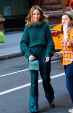 HALSTON SAGE Arrives at Build Series in New York 01/15/2020
