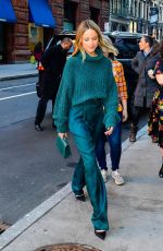 HALSTON SAGE Arrives at Build Series in New York 01/15/2020