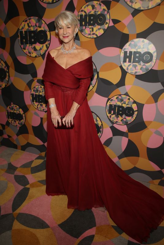 HELEN MIRREN at HBO Golden Globes Awards After-party 01/05/2020