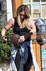 HILARY DUFF at a Gym in Los Angeles 01/29/2020