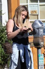 HILARY DUFF at a Gym in Los Angeles 01/29/2020