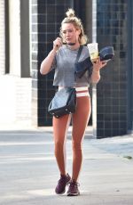 HILARY DUFF at a Gym in Studio City 01/15/2020
