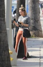 HILARY DUFF at a Gym in Studio City 01/15/2020