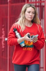 HILARY DUFF Leaves a Gym in Los Angeles 01/21/2020