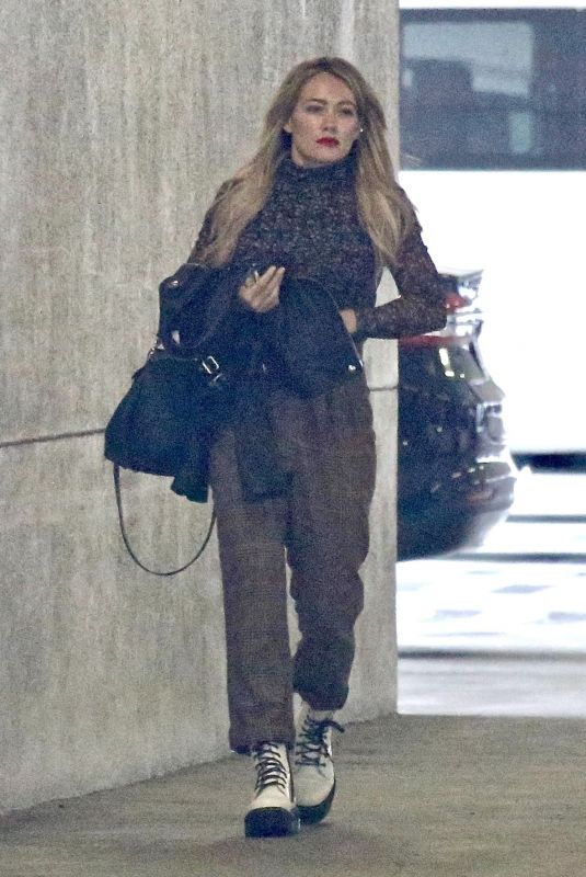 HILARY DUFF Out and About in Burbank 01/16/2020