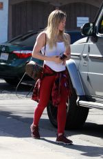 HILARY DUFF Out for Lunch in Los Angeles 01/28/2020