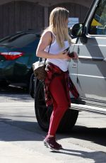 HILARY DUFF Out for Lunch in Los Angeles 01/28/2020