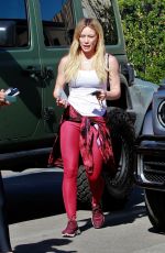 HILARY DUFF Out for Lunch in Los Angeles 01/28/2020