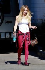 HILARY DUFF Out for Lunch in Los Angeles 01/28/2020