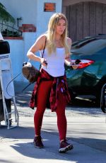 HILARY DUFF Out for Lunch in Los Angeles 01/28/2020