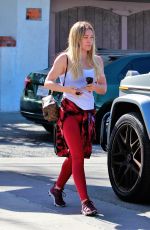 HILARY DUFF Out for Lunch in Los Angeles 01/28/2020