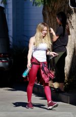 HILARY DUFF Out for Lunch in Los Angeles 01/28/2020