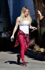 HILARY DUFF Out for Lunch in Los Angeles 01/28/2020