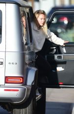 HILARY DUFF Out in Los Angeles 01/27/2020