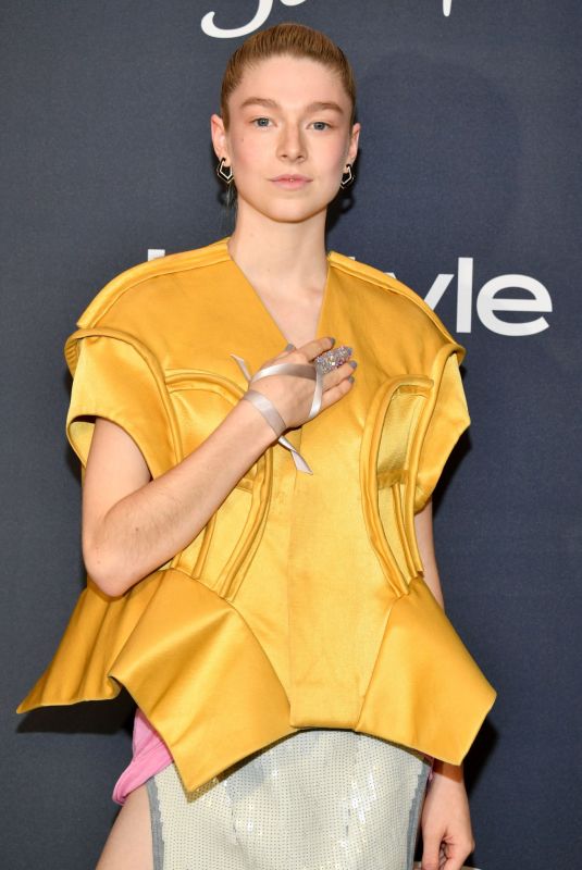 HUNTER SCHAFER at Instyle and Warner Bros. Golden Globe Awards Party 01/05/2020
