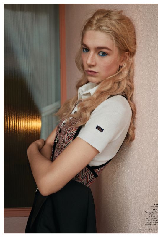 HUNTER SCHAFER in Instyle Magazine, February 2020