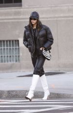 IRINA SHAYK Heading to Her Home in New York 01/29/2020