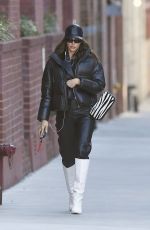 IRINA SHAYK Heading to Her Home in New York 01/29/2020