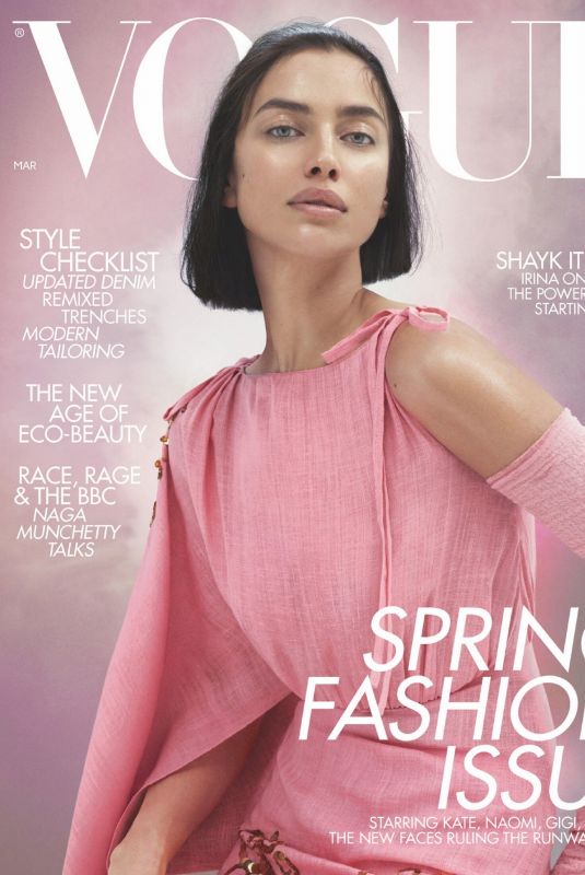IRINA SHAYK in Vogue Magazine, UK March 2020